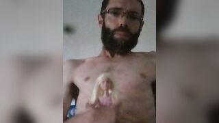 Barbie Doll Gets Covered in Cum