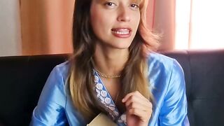 Latina Unboxes Magic Wand and Squirts Like a Spitting Llama