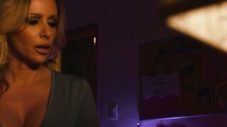 Busty Step-Mom Spanks Her Naughty Stepdaughter