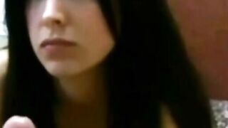 Sexy Amateur Babe Gives Webcam Handjob After Massage