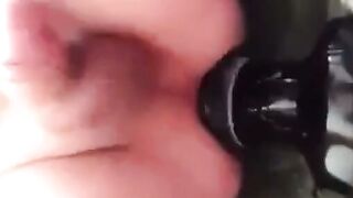 Twink's Ass Stretched by Sex Toys and Fists