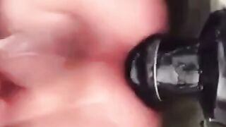 Twink's Ass Stretched by Sex Toys and Fists