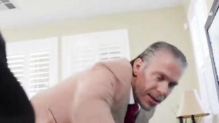 Big-Titty Babe Savannah Bond in Threesome - POV Blowjob & Creampie