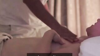 Blond Goddess Gives Shocking Footjob to Her Personal Trainer