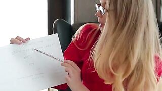 Hot Blonde Student Fucks Her Spanish Tutor