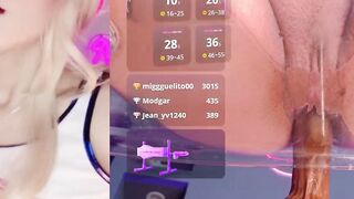 WebCamShow - Sexy Bombshell Plays with Her Toys While Chatting Live
