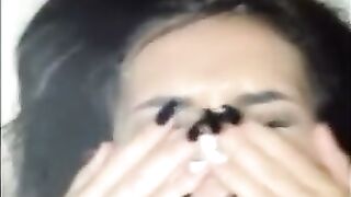 British Amateur Teen Gives Deep Throat Blowjob