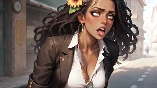 Parisienne Babe Gets Seduced And Fucked In The Streets - Old Man's Daughter