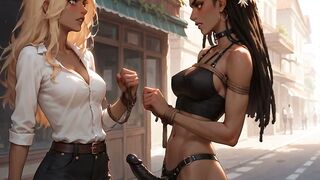 Parisienne Babe Gets Seduced And Fucked In The Streets - Old Man's Daughter