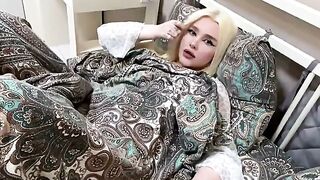 POV Ebony Cougar Fucks Step-Son's Friend While BF Away