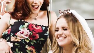 TS Ariel Demure and Codi Vore in a Raw Hardcore Wedding Encounter