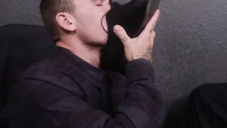Chris Damned Worships Isaac X's Feet and Licks His Shoes