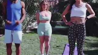 Brazzer's Yoga Guru Flexes Her Naughty Skillz - Exxxtra Tiny Hot Gets Spread Out By Long Cock