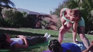 Brazzer's Yoga Guru Flexes Her Naughty Skillz - Exxxtra Tiny Hot Gets Spread Out By Long Cock