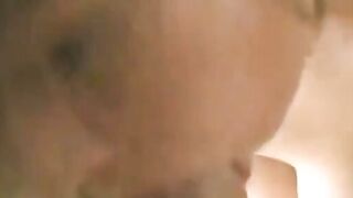 Big-Titted Amateur Deepthroats Cock and Swallows Cum