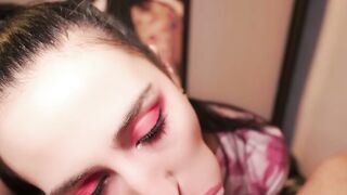 Bomb Shell Blonde Teen Gives POV Sloppy Deepthroat in High Definition!