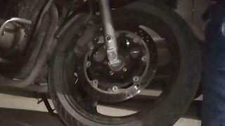 Hot Biker Chick Rides A Motorcycle And Gets Fucked Hard In The Ass
