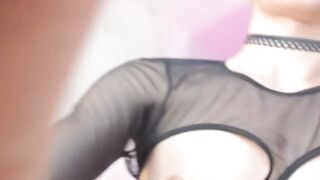 Foot Fetish Crossdresser Jerking Off - Footjob with Stockings & High Heels