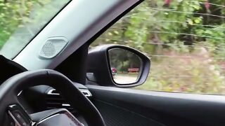 Blondie Babe Gives You A Wild Car-Riding Adventure