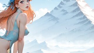 Winter WonderLand - Naked SnowBunny Girl Rides Santa's Dick Hard & Fast POV