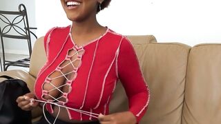 Ebony Teen Gives Casting Director A Wild Blow Job And Rides His Huge Dick