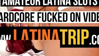Horny Latina teen loves to be fucked as slut and to be used as a sex toy