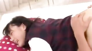 Japanese delicious 18yo teen in uniform enjoys hardcore sex