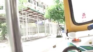 Thailand Pickup #two - Amateur Blonde Beauty Riding Friend's Cock Into Outdoor