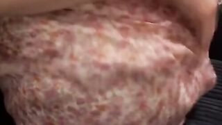 Japanese lovely girl with natural big tits satisfies horny guy