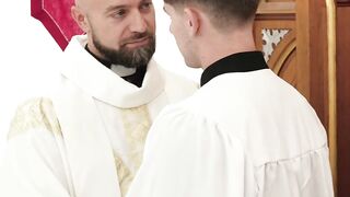Priest Impales Altar Boy With Giant Cock - Taboo Roleplay Clip