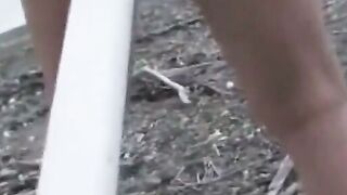 Japanese Girl's Anal Adventure at the Beach