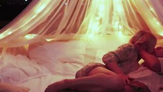 Outside Hotwife Fucks Husband While Wifes Away on Business - Amateur Couple Fucking in Nature