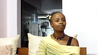 Slutty student Give Sloppy Blow Job & Gets A Long African Load Into Her Mouth