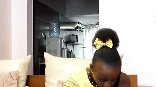 Slutty student Give Sloppy Blow Job & Gets A Long African Load Into Her Mouth
