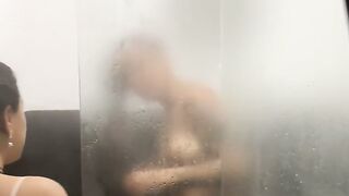 My mate and I in the shower ended up making out