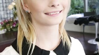 Petite and kinky teen Maddy Rose fucked hardcore missionary