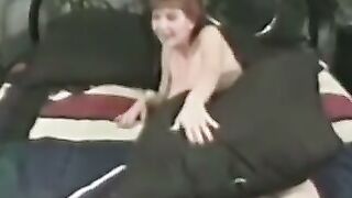 Classic Crossdresser Fashion Performance - Hermaphroditic Performer Shows Off Clothes