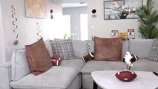 Hubbys job on the line so wife invites boss over for anal