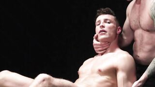 Derek Kage bit gags 3 vulgar twinky mares and brings them to the edge!