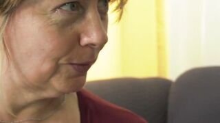 Mature Woman Enjoying Intimate Moments with Partner