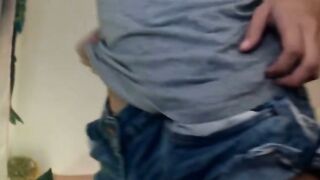 Jeans JOI Portuguese - Controlling your Masturbation with my Ass