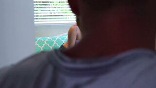 Bigass slutty blonde stepsister rims and riding big dick stepbro