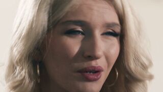Petite blonde teen Emma Rosie fucked roughly by her BFs perv stepfather