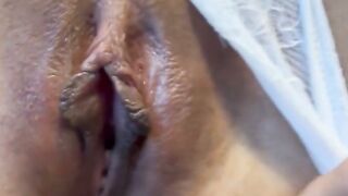 Tight Pussy in Gabi Conkey Got All Wet Then Sat Down Until She Got Milk