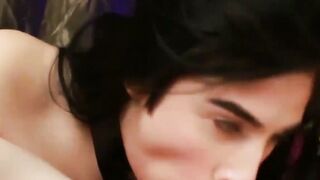 TranssexualNetwork.com - Alexa Scout's shemale big dick POV swallowing