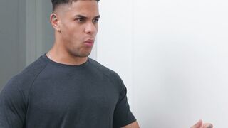 Black stepbro gets anniversary present which is teen stepsis BFF