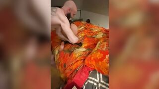 Submissive Ex-Wife Training to take 2 Dicks inside the same