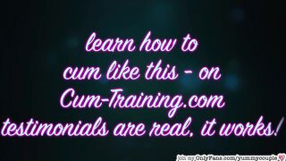Cum on Titted Cumpilation - Long Multiple Cumshots - YummyCouple