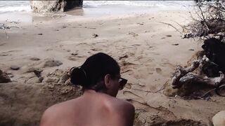 I've found this Cutie milf Naked on a Beach and