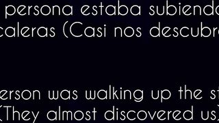 ME LA COJO EN LAS ESCALERAS DE EL ULTIMO PISO